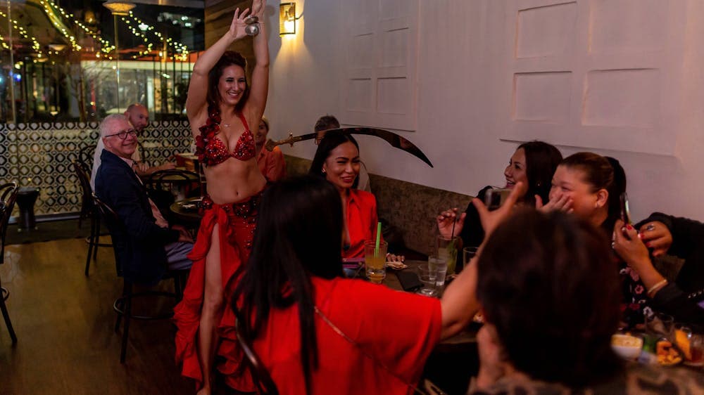 Belly Dancing at Bar Beirut