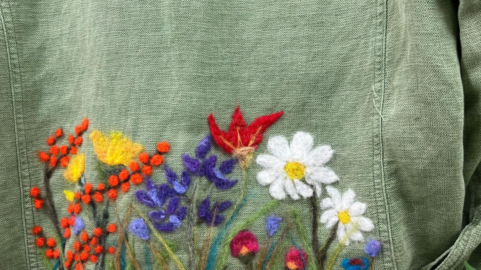 Flower Wool Painting Workshop