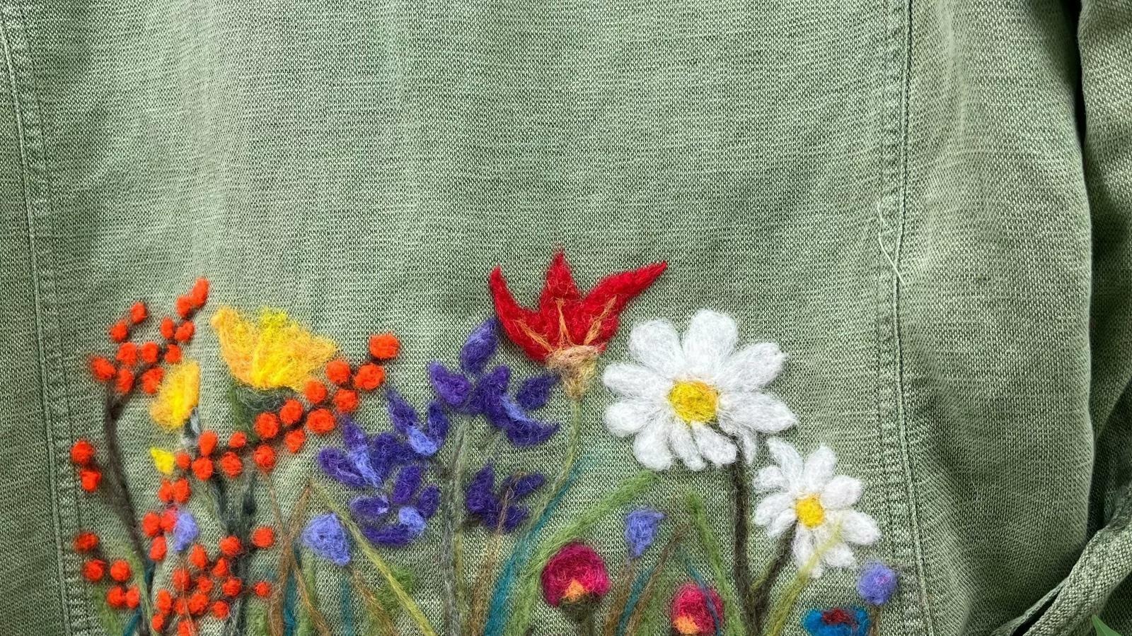 Flower Wool Painting Workshop