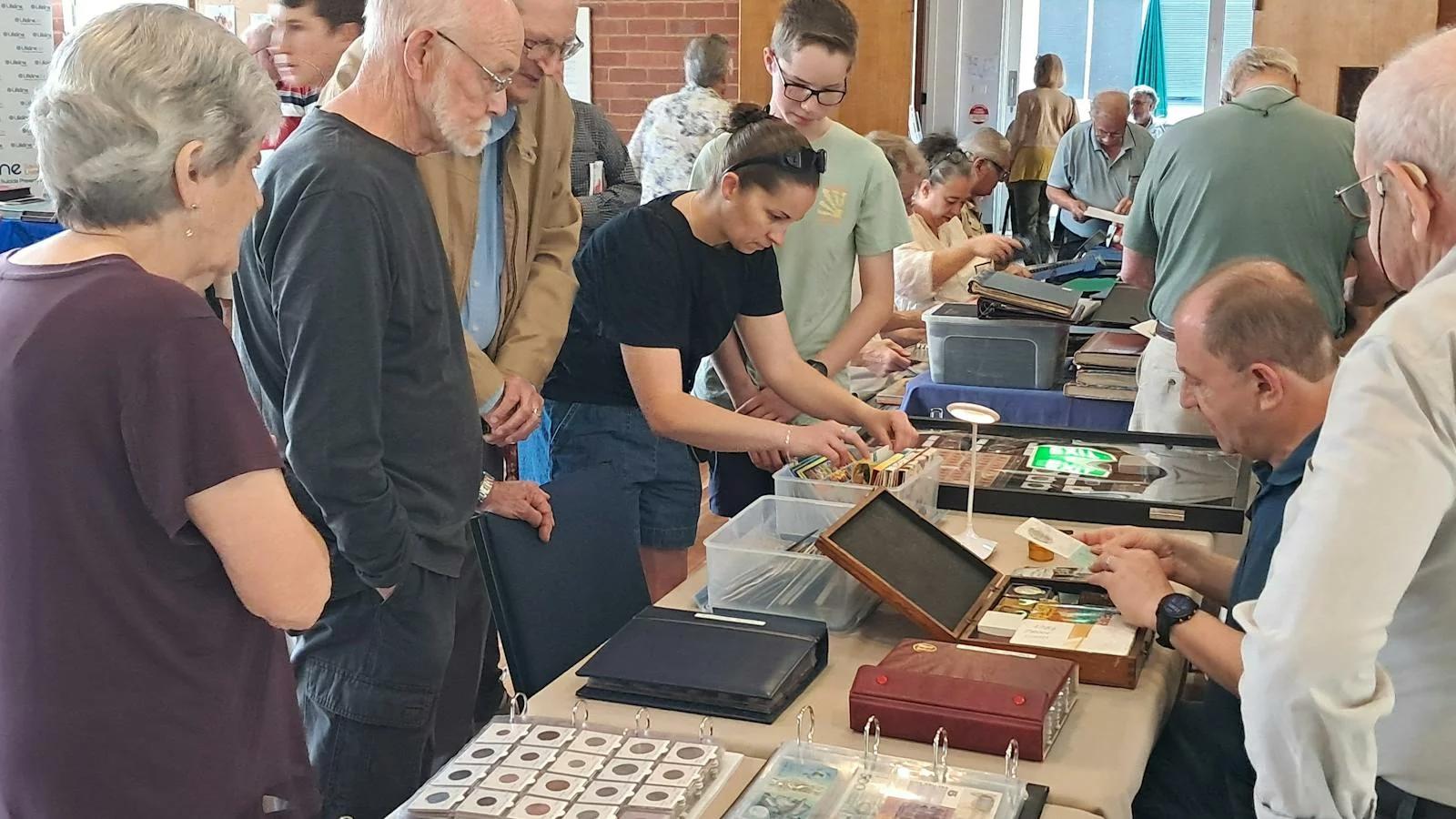 Philatelic Society of Canberra Stamp Market